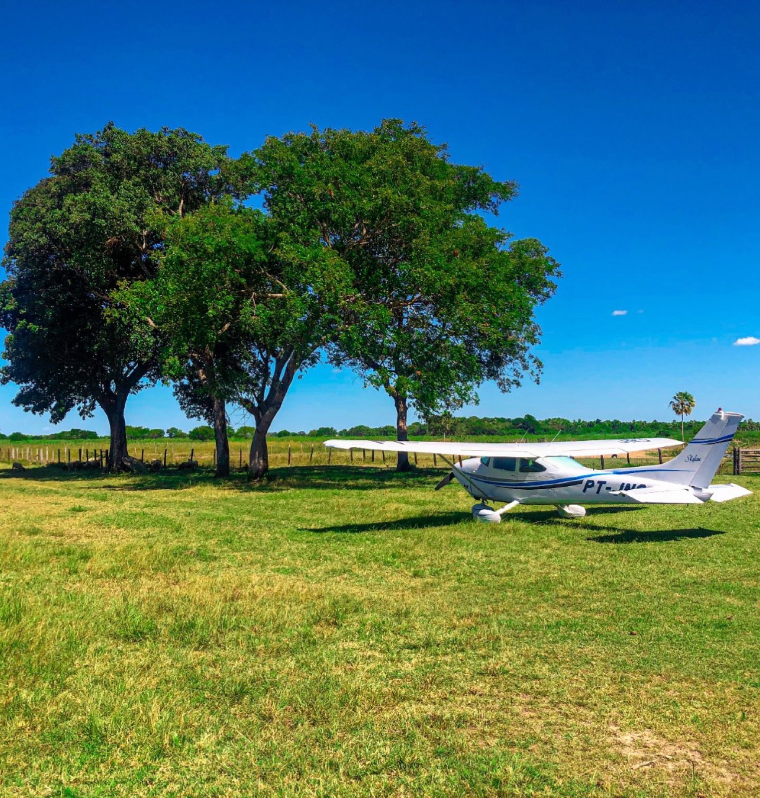 Vista aérea Fazenda Rebojo Pantanal